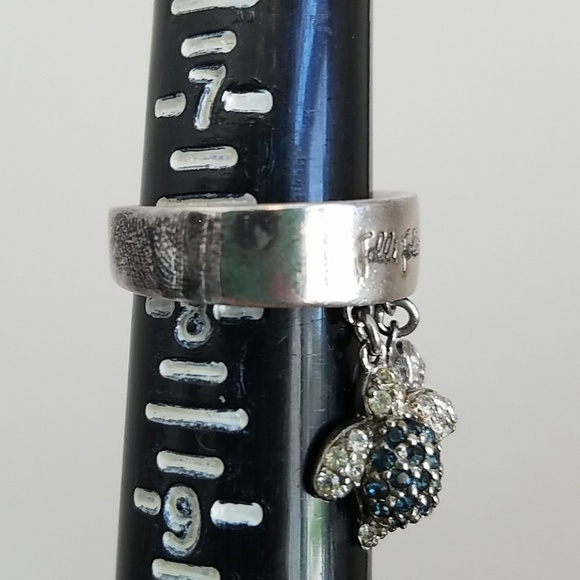 Folli Follie Sterling Silver Turtle Dangle Ring - Picture 5 of 5